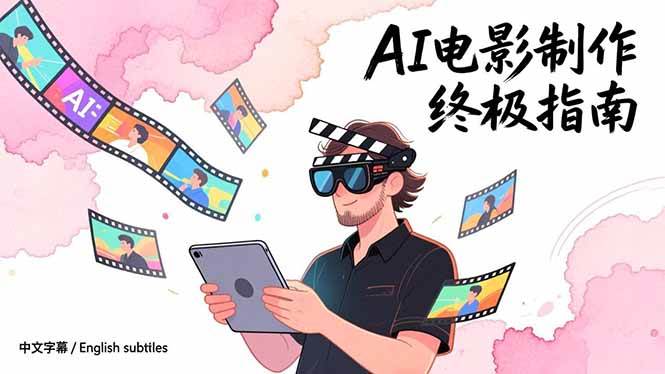 (17130期)AI电影制作终极指南:从创意到成片,系统掌握智能影视全流程实战课(中英字幕) (17130期)AI电影制作终极指南:从创意到成片,系统掌握智能影视全流程实战课(中英字幕)