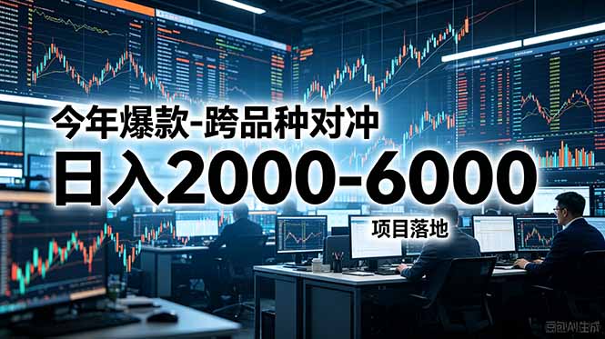 今年爆款-跨品种对冲日入2000-6000，项目落地！-777网创网