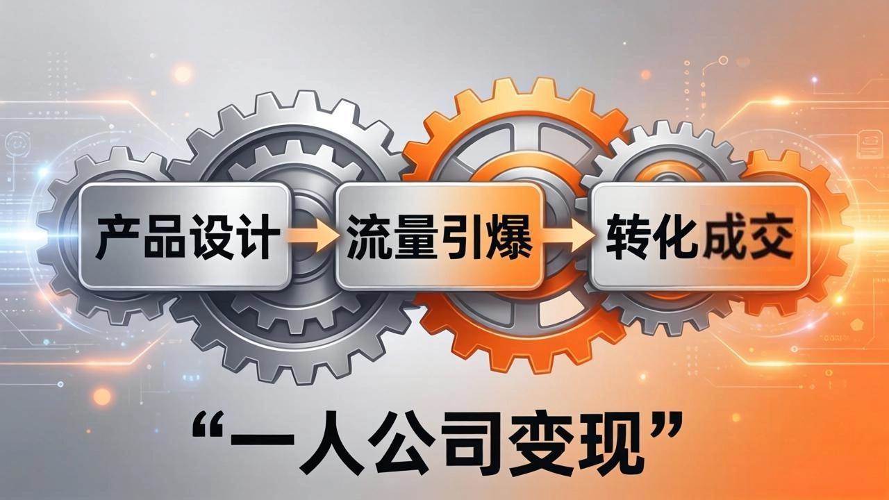 (17864期)一人公司变现全攻略:产品设计+流量引爆+转化成交,打造不受年龄限制的长期事业 (17864期)一人公司变现全攻略:产品设计+流量引爆+转化成交,打造不受年龄限制的长期事业
