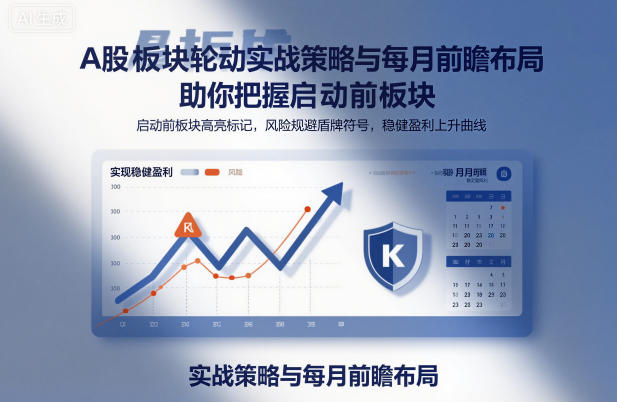 A股板块轮动实战策略与每月前瞻布局，助你把握启动前板块，规避风险，实现稳健盈利-777网创网