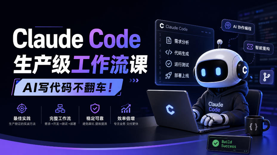 Claude Code生产级工作流课，AI写代码不翻车！【原创双语字幕】-777网创网