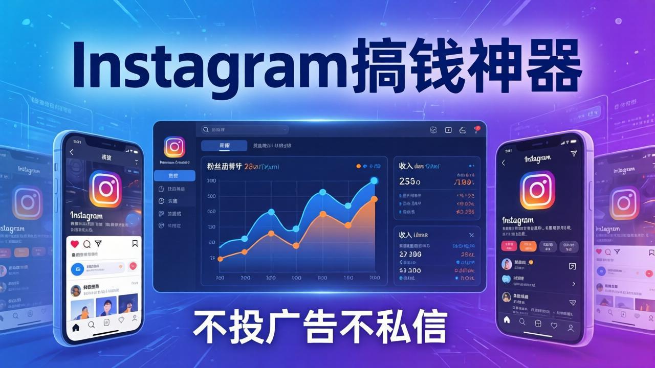Instagram搞钱神器：月涨6万粉+月入5万刀，不投广告不私信，靠算法+低价产品-777网创网