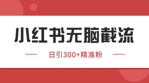 小红书只要你有同行就能获客,独家野路子获客玩法,暴力截流【揭秘】-777网创网