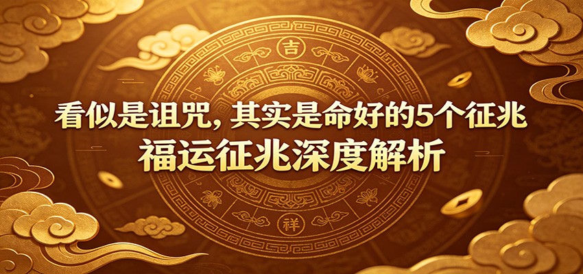 付费文章：《看似是诅咒，其实是命好的5个征兆》福运征兆深度解析-777网创网