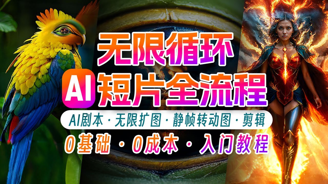 AI剪辑无限循环画面：新手轻松月入上万-777网创网