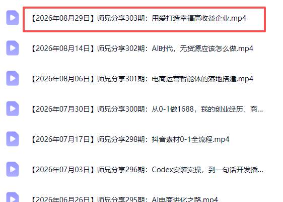 （20159期）电商圈多年实战干货-更新2026：多位资深师兄实战干货/覆盖全域平台，中小卖家可复制的盈利指南-777网创网