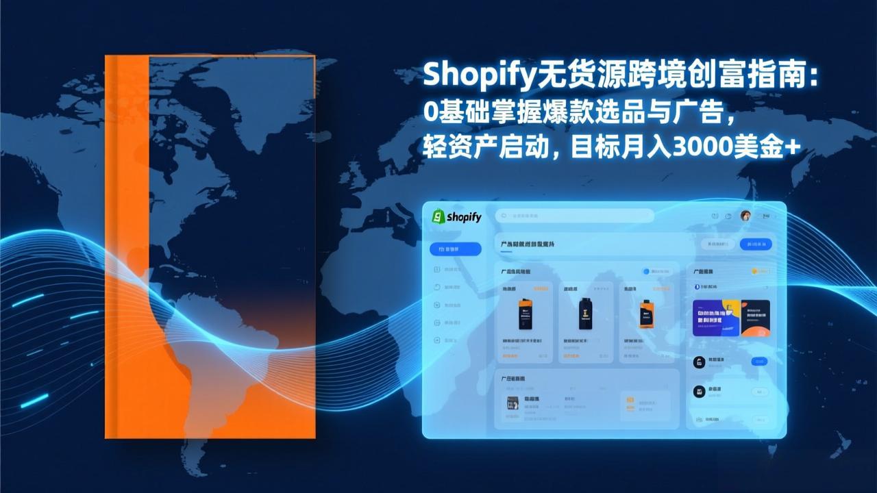 Shopify爆款打法实战：从选品到广告投放，复制爆款模型，驱动独立站月销售额破万刀-777网创网