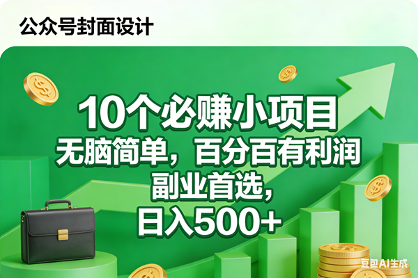(17669期)10个必赚小项目,无脑简单,百分百有利润,副业首选,日入500+ (17669期)10个必赚小项目,无脑简单,百分百有利润,副业首选,日入500+