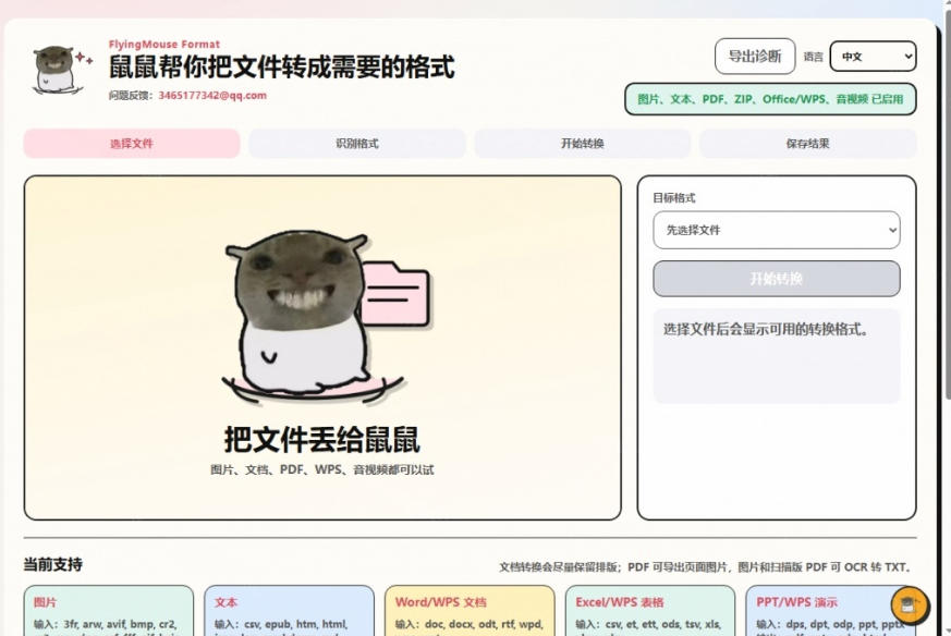 鼠鼠这次我立功啦!Windows格式问题不要慌,开源鼠鼠格式转换工具来帮忙,Github热门宝藏工具-777网创网