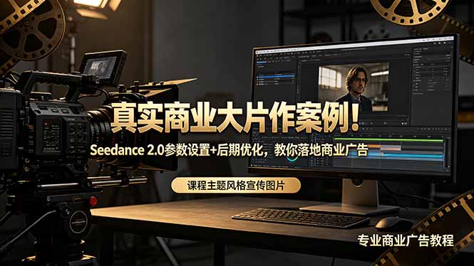 真实商业大片作案例！Seedance 2.0参数设置+后期优化，教你落地商业广告-777网创网