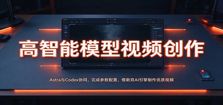 高智能模型视频创作:Astra与Codex协同,完成参数配置,借助双AI引擎制作优质视频-777网创网