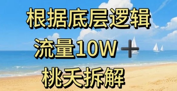 据底层逻辑，流量10W+，以安全知识科普为例-777网创网