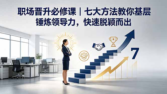 付费文章:职场晋升必修课|七大方法教你基层锤炼领导力,快速脱颖而出-777网创网
