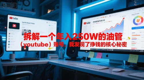 付费文章:拆解一个年入250W的油管(youtube)账号,我发现了挣钱的核心秘密-777网创网