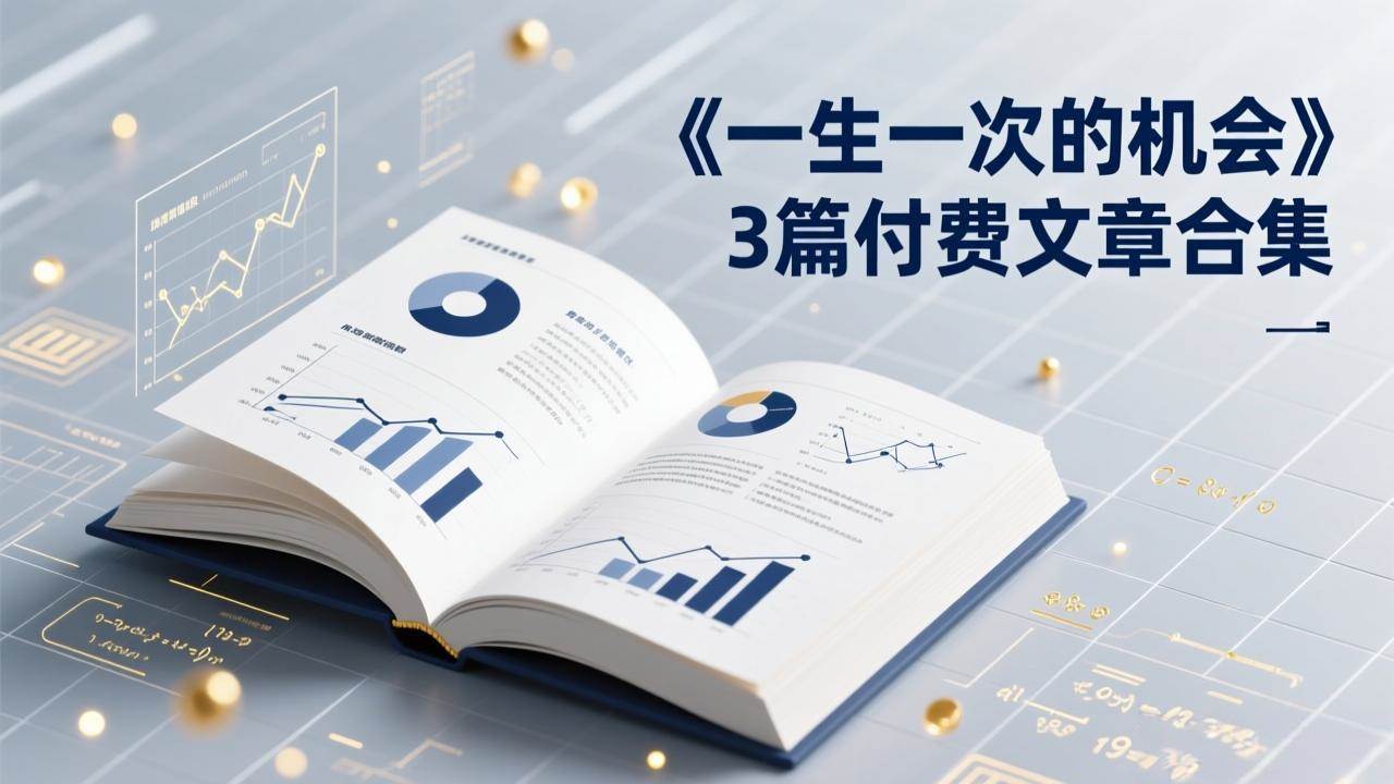 （17456期）付费文章合集《一生一次的机会》3篇，一个系统性、一次性、独家性的透剧-777网创网