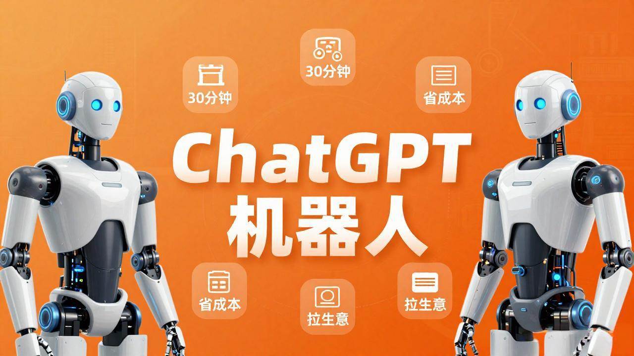 (17982期)智能机器人定制速成课:技术小白30分钟做出ChatGPT机器人,省时间砍成本还能拉生意 (17982期)智能机器人定制速成课:技术小白30分钟做出ChatGPT机器人,省时间砍成本还能拉生意