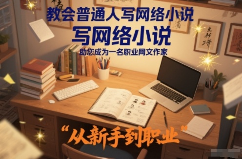 教会普通人写网络小说，助您成为一名职业网文作家-777网创网
