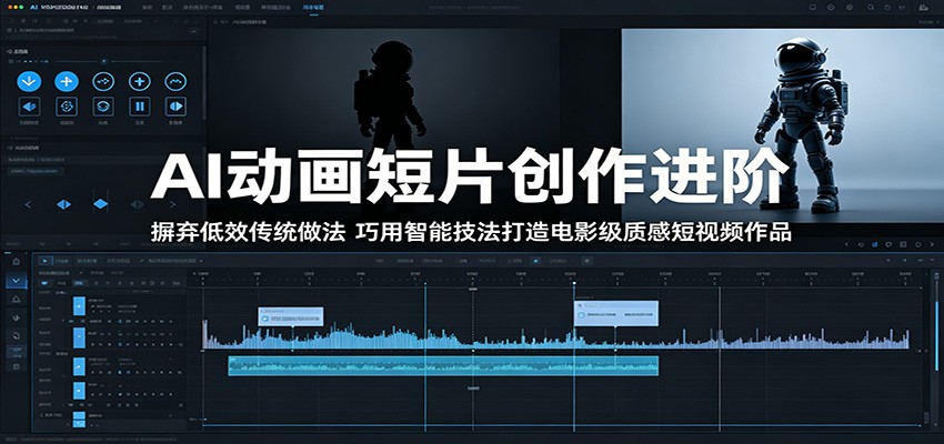 AI动画短片创作进阶：摒弃低效传统做法，巧用智能技法打造电影级质感短视频作品-777网创网