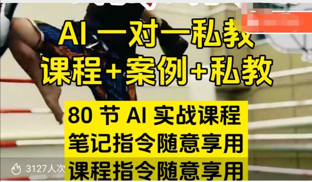 AI指令实战课,课程+案例,80节AI实战课程,笔记指令随意享用,课程指令随意享用(更新7月)-777网创网