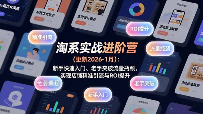 淘系实战进阶营(更新2026-1月-777网创网
