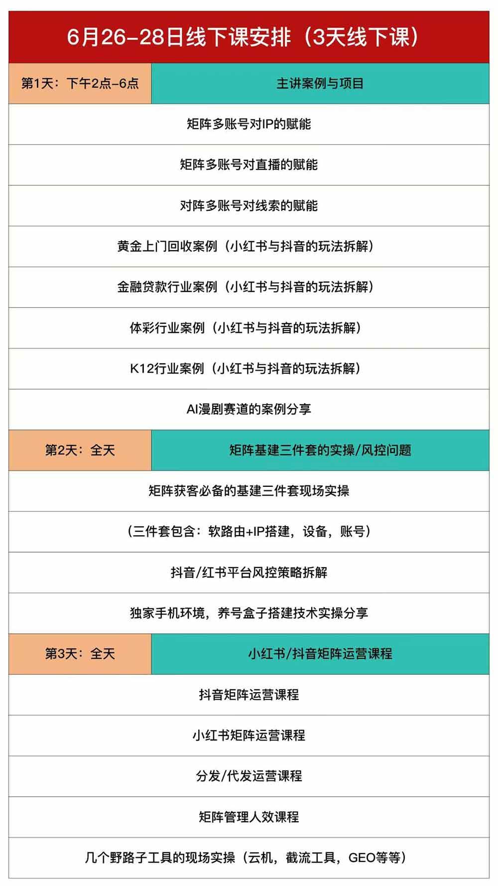 （19552期）嗨推矩阵引流运营线下课，3天线下录音课，经典干货经久实用，适配抖音、小红书矩阵拓客需求-777网创网