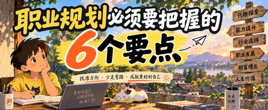 付费文章：职业规划必须要把握的6个要点-777网创网