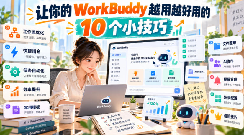 让你的 WorkBuddy 越用越好用的 10 个小技巧-777网创网