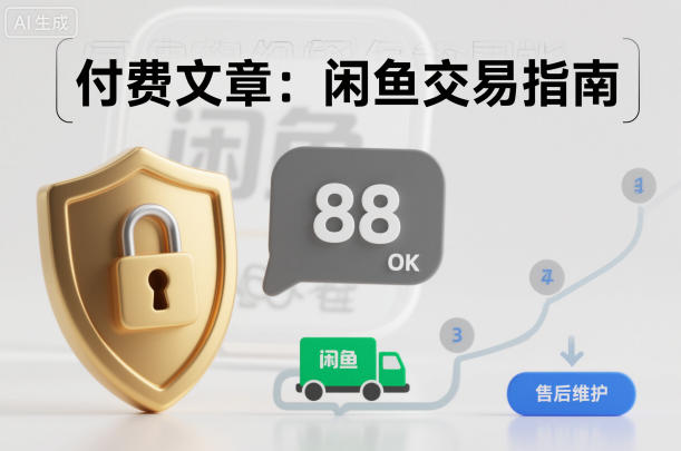 付费文章：闲鱼交易指南，怎么才能降低被坑被马扁的概率-777网创网