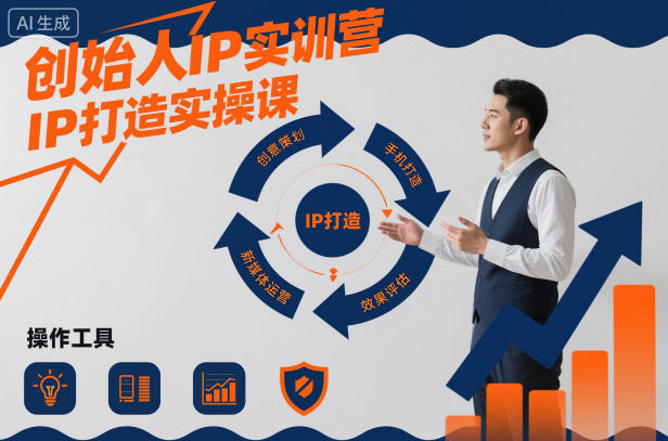 创始人IP实训营，IP打造实操课-777网创网