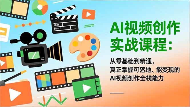 (16997期)AI视频创作实战课程:从零基础到精通,真正掌握可落地、能变现的AI视频创作全栈能力 (16997期)AI视频创作实战课程:从零基础到精通,真正掌握可落地、能变现的AI视频创作全栈能力