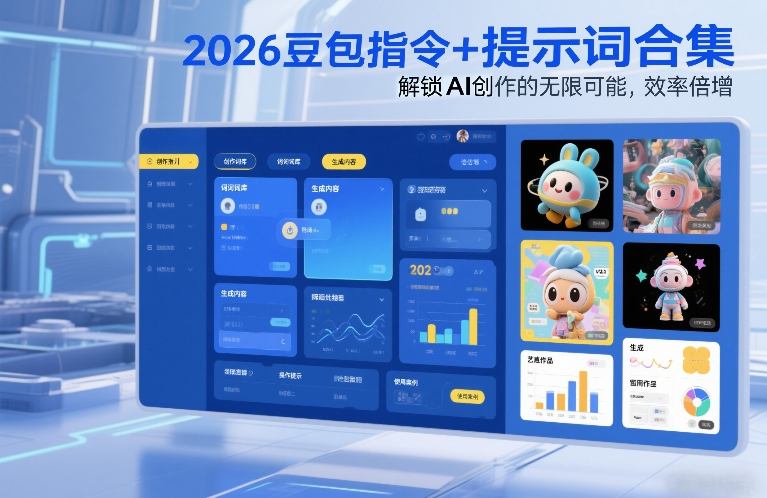 2026豆包指令+提示词合集，解锁AI创作的无限可能，效率倍增-777网创网