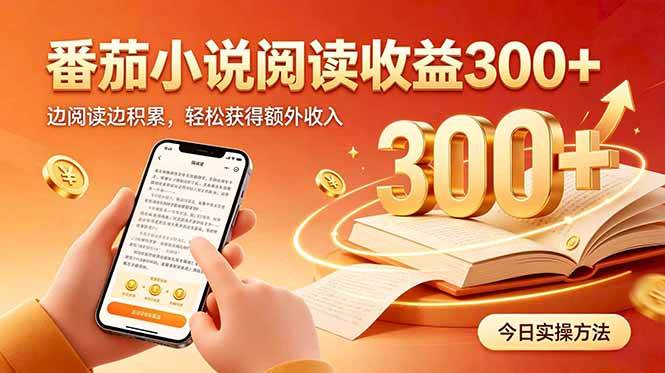 （20496期）全自动番茄挂机玩法，日入300+边阅读边积累，轻松获得额外收入-777网创网