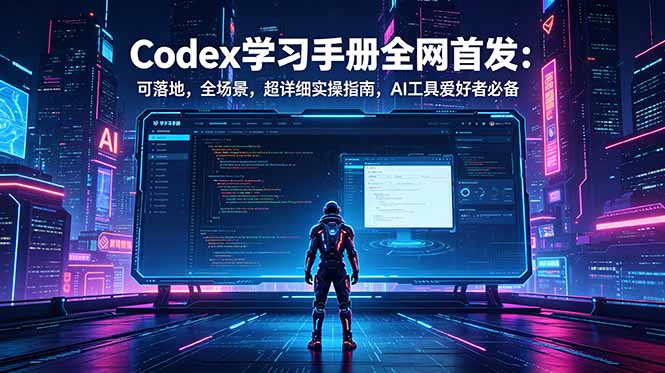Codex学习手册全网首发:可落地,全场景,超详细实操指南,AI工具爱好者必备-777网创网