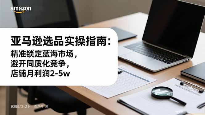 亚马逊选品实操指南:精准锁定蓝海市场,避开同质化竞争,店铺月利润2-5w-777网创网
