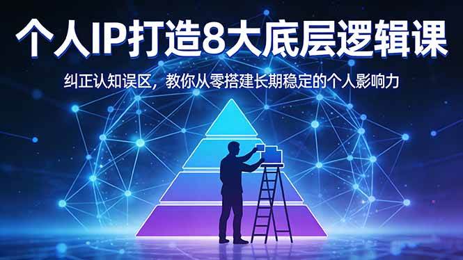 （17811期）付费文章：个人IP打造8大底层逻辑课：纠正认知误区，教你从零搭建长期稳定的个人影响力-777网创网