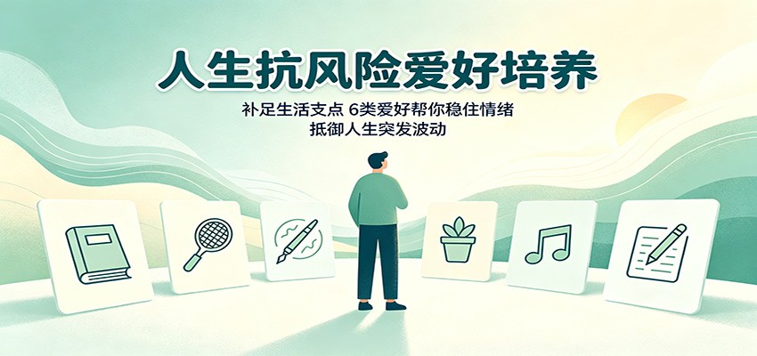 人生抗风险爱好培养:补足生活支点,6类爱好帮你稳住情绪,抵御人生突发波动-777网创网