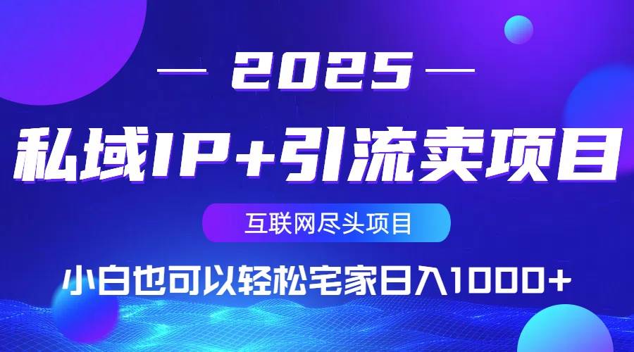 （14151期）私域IP+引流卖项目，小白也可以做到轻松宅家日入1000+-777网创网