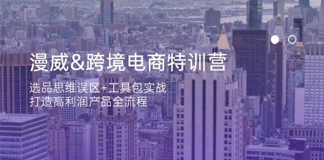 （14295期）漫威 跨境电商特训营：选品思维误区+工具包实战，打造高利润产品全流程-777网创网