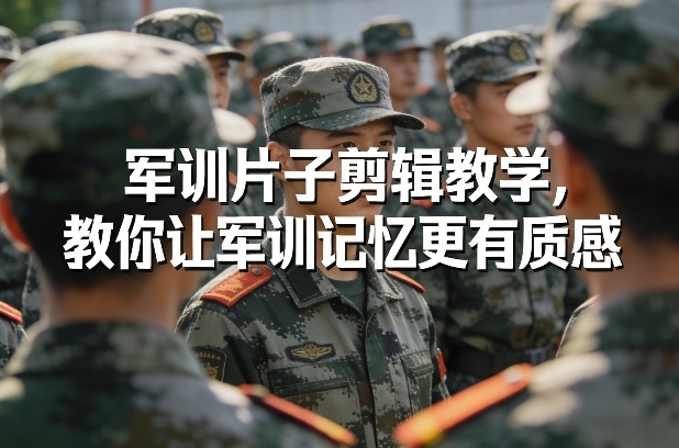 军训片子剪辑教学，教你让军训记忆更有质感-777网创网