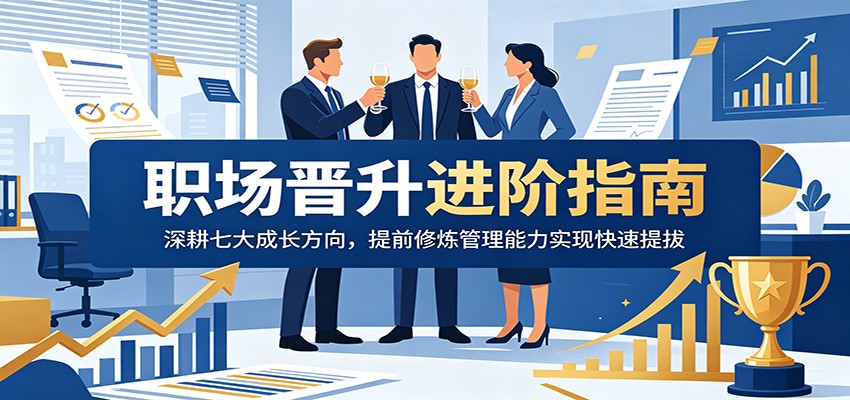 职场晋升进阶指南：深耕七大成长方向，提前修炼管理能力实现快速提拔-777网创网