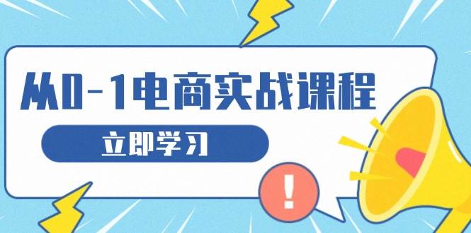 (13594期)从零做电商实战课程,教你如何获取访客、选品布局,搭建基础运营团队-777网创网