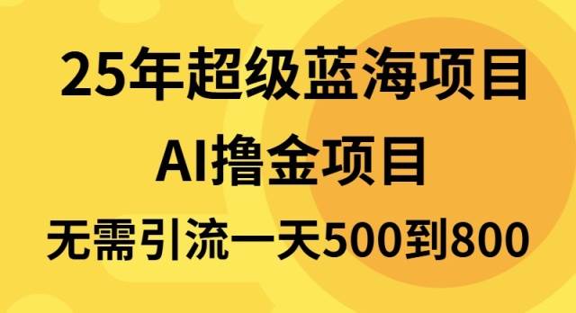 （13746期）25年超级蓝海项目一天800+，半搬砖项目，不需要引流-777网创网