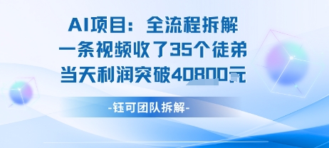 AI收徒变现闭环:一条视频收35人,日入1k+(附完整SOP)-777网创网