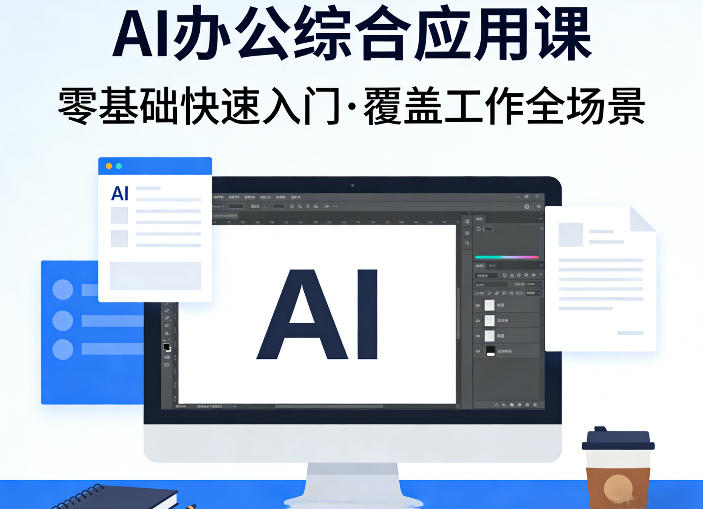 AI办公综合应用课，零基础快速入门，覆盖了工作中各种应用场景-777网创网