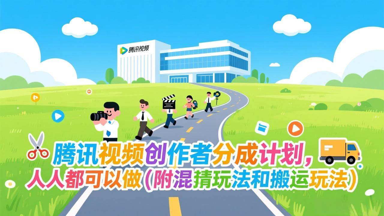 (17137期)腾讯视频创作者分成计划,人人都可以做(附混剪玩法和搬运玩法)-777网创网