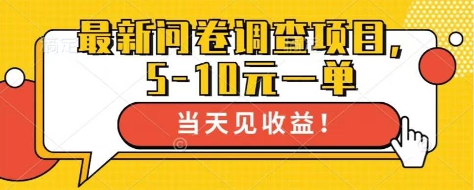 （13167期）最新问卷调查项目，单日零撸100＋-777网创网