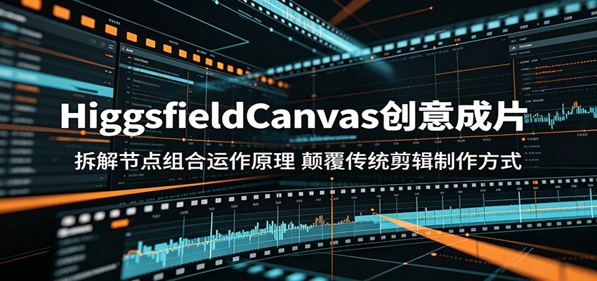 HiggsfieldCanvas创意成片:拆解节点组合运作原理,颠覆传统剪辑制作方式-777网创网