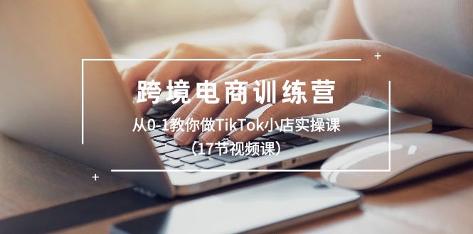 （10946期）跨境电商训练营：从0-1教你做TikTok小店实操课（17节视频课）-777网创网