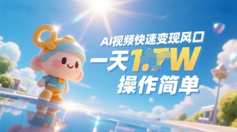 Ai视频变现风口,一天收入多张,收入无上限,操作简单-777网创网