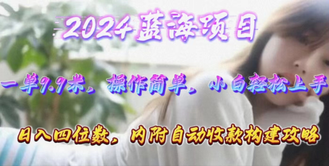 （10204期）年轻群体的蓝海市场，1单9.9元，操作简单，小白轻松上手，日入四位数-777网创网